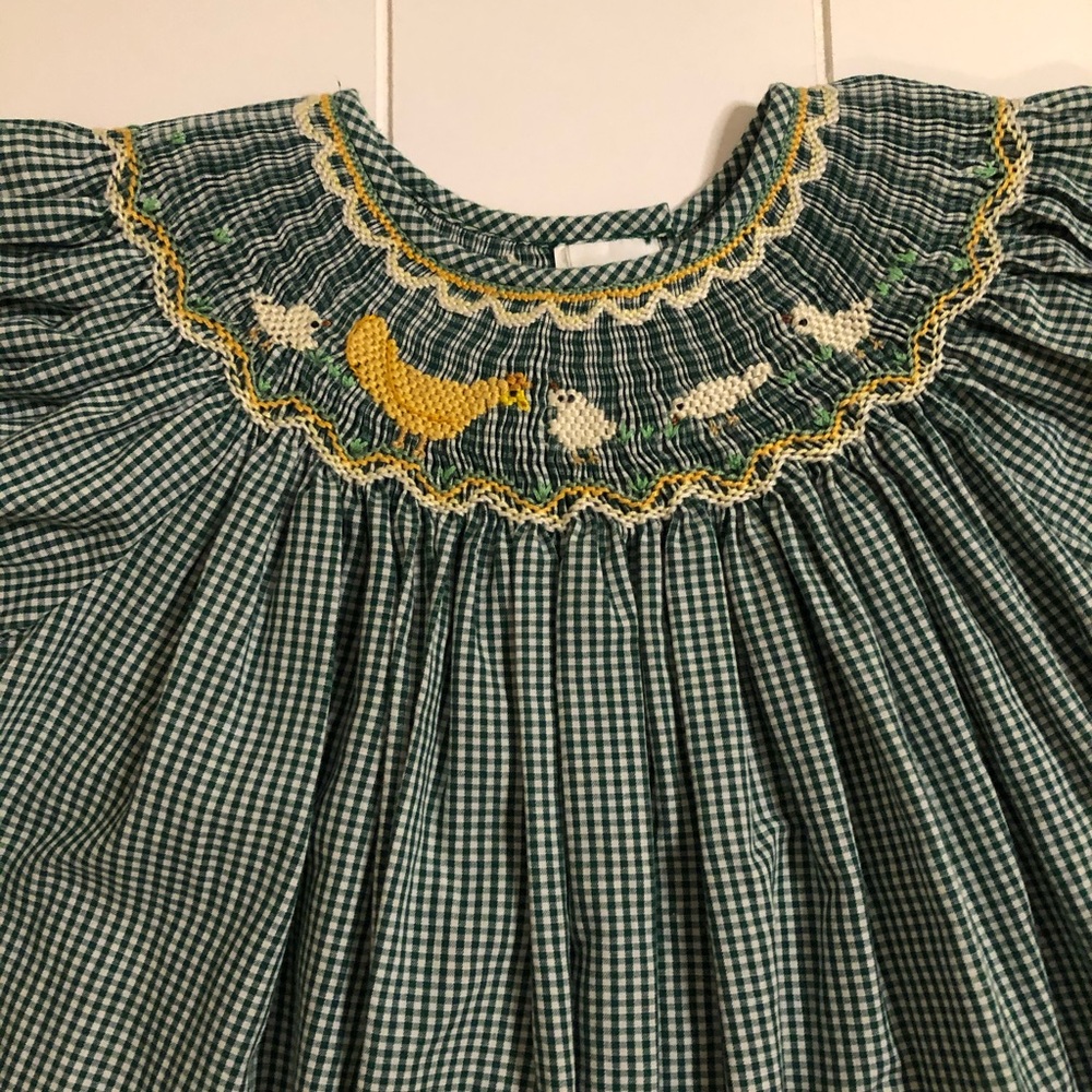 Smocked bishop dress ✨